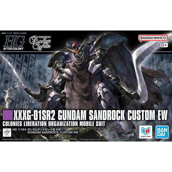 BANDAI SPIRITS HG Mobile Suit Gundam Wing Endless Waltz Gundam Sandrock Custom EW 1/144 Scale Pre-colored Plastic Model Kit