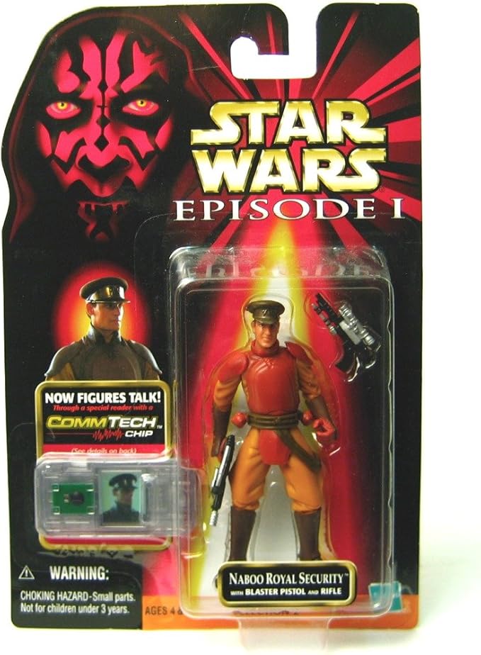Star Wars Comtech Basic Figure Naboo Royal Security
