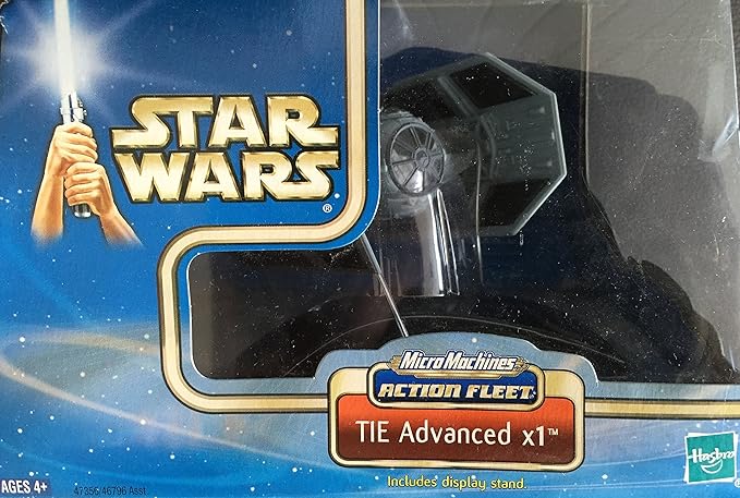 Star Wars Micromachine Action Fleet Tie Advanced x1