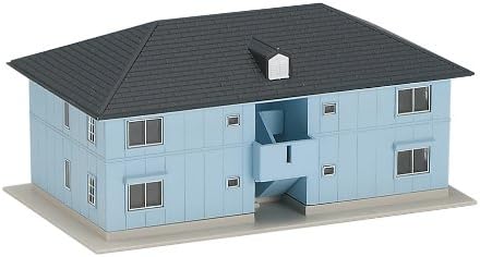 KATO N Gauge Two-story Apartment Blue 23-402A Railway Model Supplies
