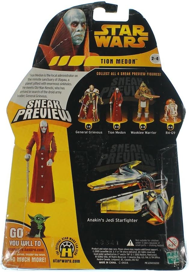 Star Wars: Revenge of the Sith Sneak Preview Tion Medon Action Figure