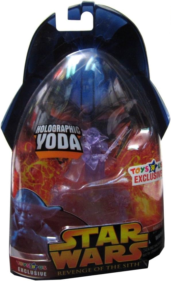 Star Wars E3 Revenge of the Sith Action Figure Exclusive Holographic Yoda