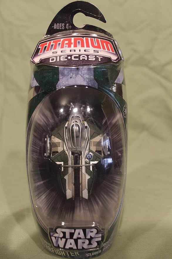 TITANIUM SERIES STAR WARS 3INCH VEHICLES - JEDI STARFIGHTER by Hasbro