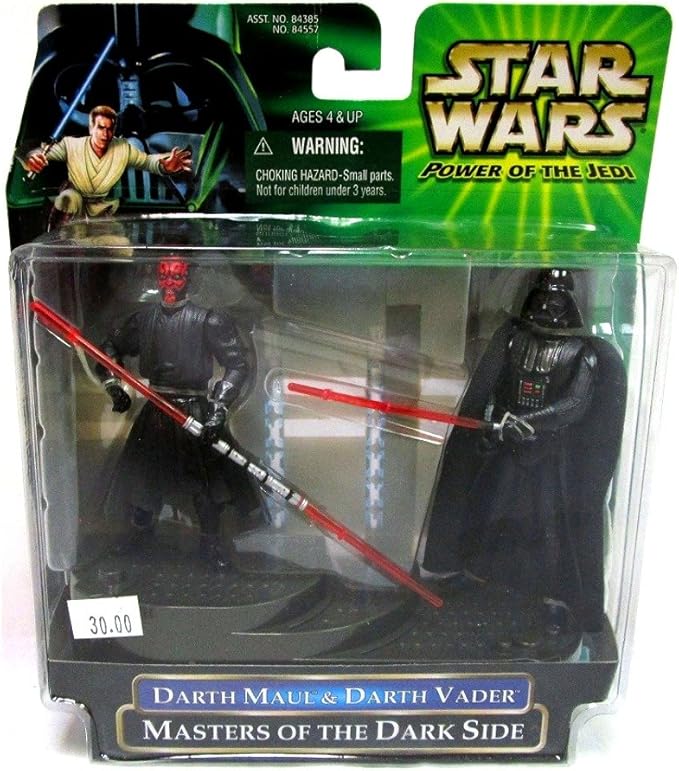 Star Wars Power of the Jedi Masters of the Dark Side action figure set of Dar...