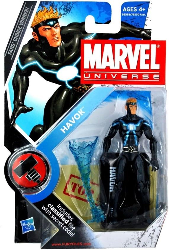 Hasbro - Figurine Marvel Universe Serie 2 - Havok 10cm - 0653569485315