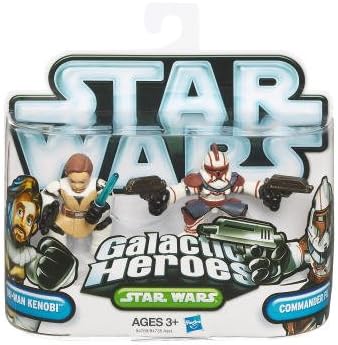 Star Wars Galactic Heroes Figure 2 Pack Obi-Wan Kenobi & Commander Fil