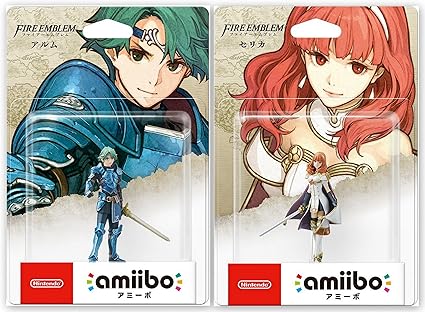 amiibo Alm & Celica (Fire Emblem series) 2 types set