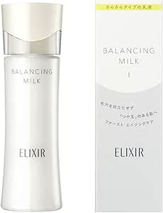 ELIXIR Balancing Milk, Smooth Type, 130mL, Emulsion, Moisture, Pore Care, Moisturizing, Glossy Ball, Refret