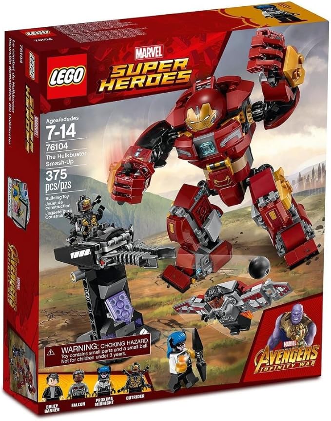 LEGO Super Heroes The Hulkbuster smash-up 76104 building kit (375 piece)