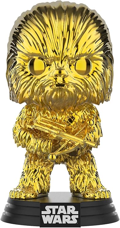 Funko POP! Star Wars: Chewbacca Gold Chrome Galaxy Convention