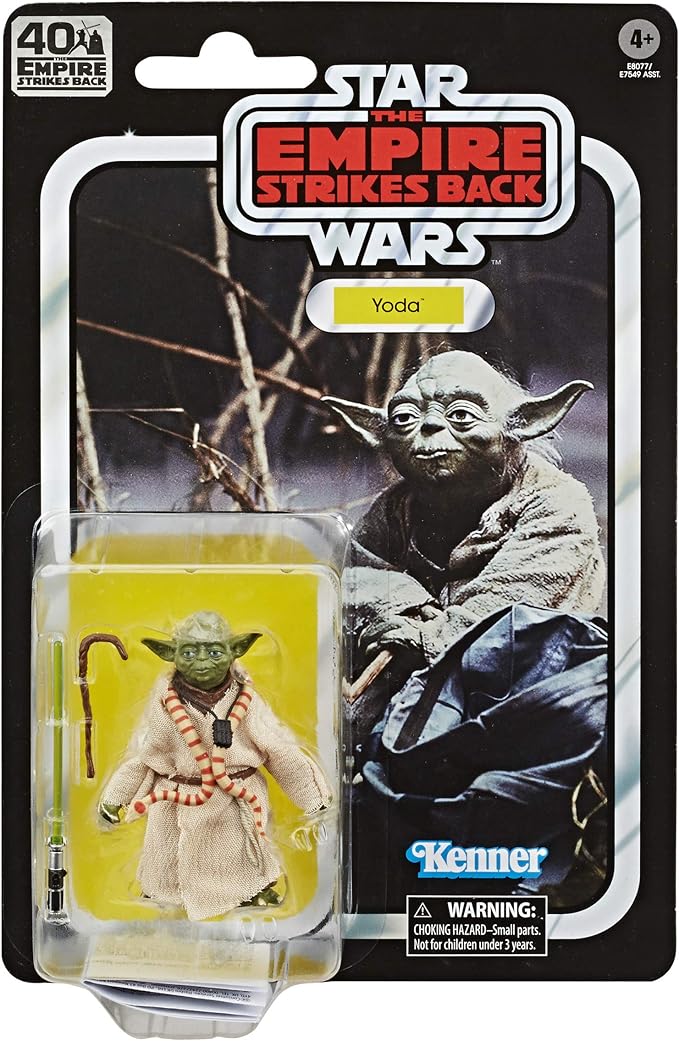 Star Wars The Black Series Yoda 6-inch Scale The Empire Strikes Back 40TH Anniversary Collectible Figure, Kids Ages 4 and Up