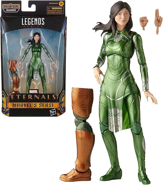 Hasbro MARVEL Marvel Legends Series Movie Eternals/Sersi 6 Inch Action Figure E9529 Genuine Build-A-Figure Parts Included
