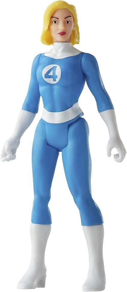 Marvel Hasbro Legends 3.75" Retro 375 Collection Invisible Woman Action Figure Toy Blue