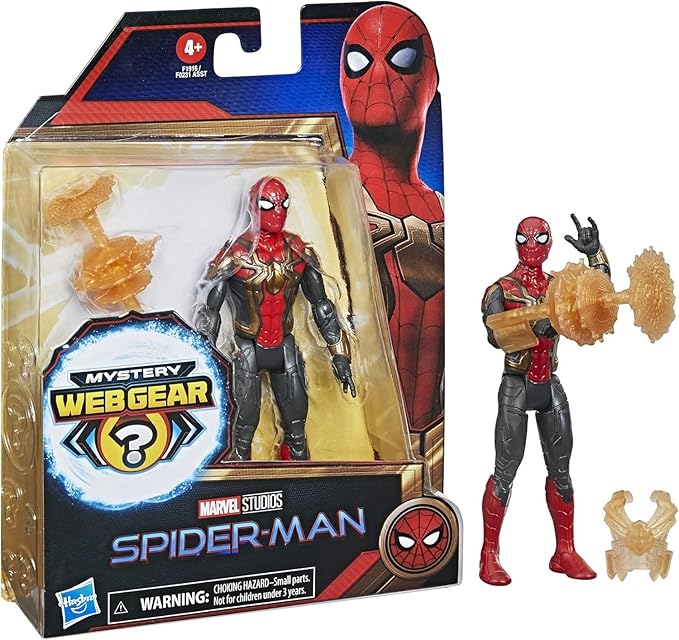 Hasbro Marvel Spider-Man: No Way Home Mystery Web Gear/Spider-Man Iron Spider Integrated Suit Action Figure F1916 Genuine Product