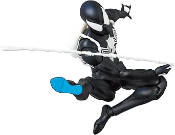 MAFEX No.147 SPIDER-MAN BLACK COSTUME Spider-Man Black Costume COMIC Ver. Height approx. 155mm Painted action figure