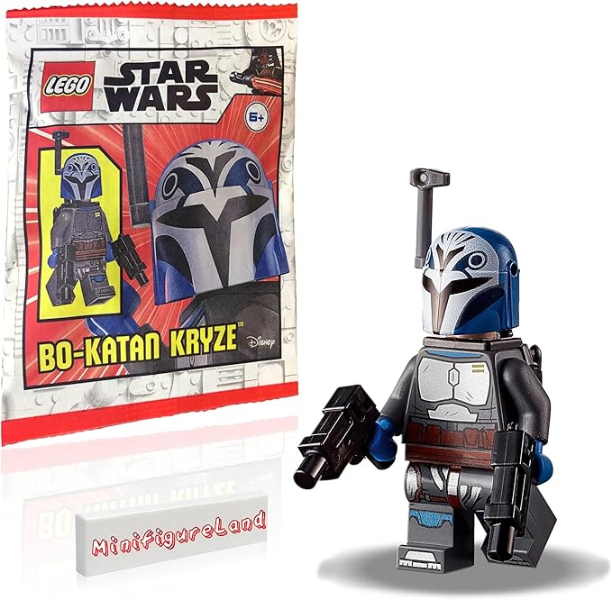 LEGO Star Wars The Mandalorian Minifigure Vo-Katan Kryze with Jetpack and Weapon 75316