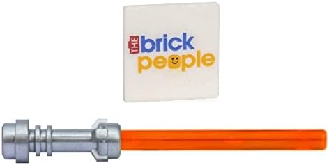 LEGO Accessories: Star Wars Replacement Orange Lightsaber (Trans Orange) - for Minifigures