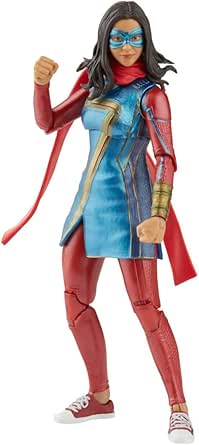 Hasbro MARVEL Legend Series Disney Plus Ms. Marvel MCU Series Action Figure 6 inches (15 cm) Size Includes 3 Accessories and 1 Build-A-Figure Part F3857 Genuine Product