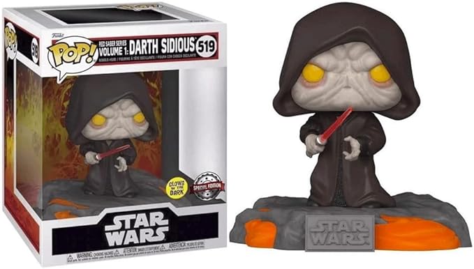 Funko Pop 519 Darth Sidious Star Wars Glow in the Dark
