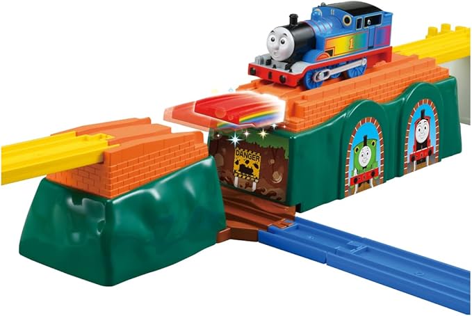 TAKARA TOMY Plarail Thomas Thomas the Tank Engine Cross the Rainbow! Stretching Bridge Train Toy Ages 3+