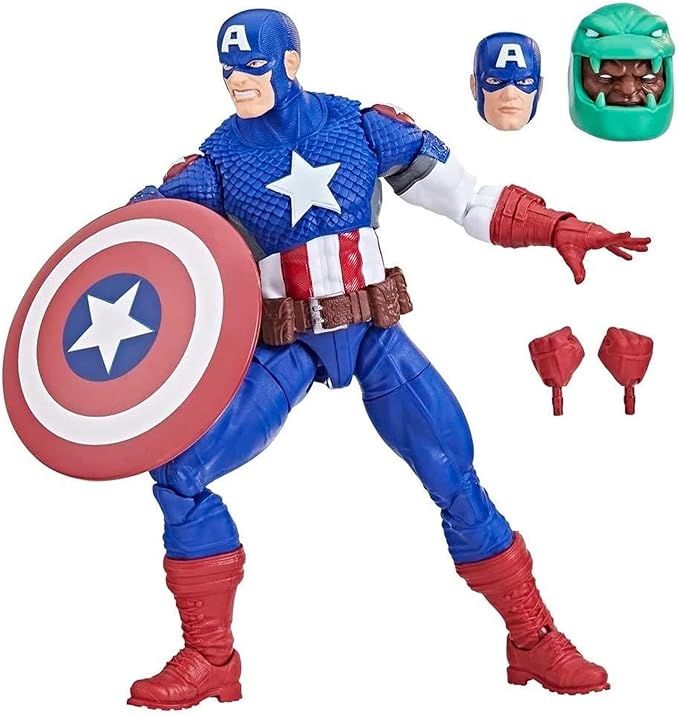 Hasbro MARVEL Marvel Legends Series: Ultimate Captain America Ultimates, Marvel Classic Comics 6 inch (15 cm) Size Action Figure F6616 Genuine Product