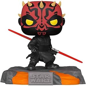 Funko Pop! Deluxe: SW Sith - Darth Maul - Glow in the Dark - Star Wars - Collectible Vinyl Figure - Gift Idea - Official Merchandise - Toys for Kids & Adults - Movie Fans