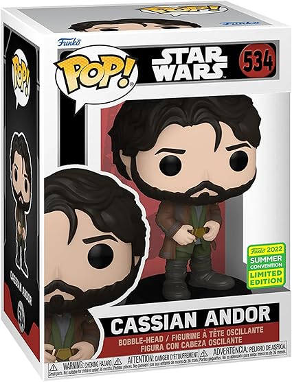 Funko POP! Star Wars: Cassian Andor Vinyl Figure #534 - 2022 Summer Convention Limited Edition Multicolor