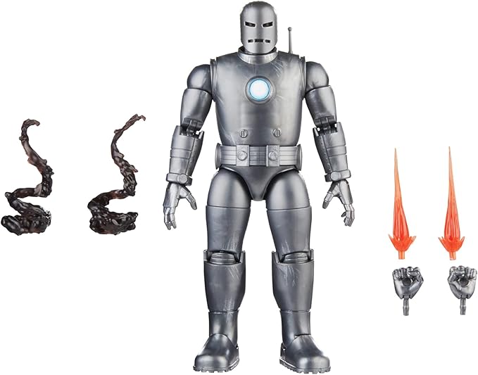 Hasbro MARVEL Hasbro Marvel Legends Series Iron Man (Model 01), Avengers 60th Anniversary 6 inch (15cm) size action figure, with 6 accessories F7061 Genuine product