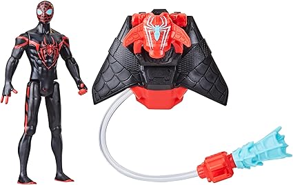 Hasbro Spider-Man Marvel Epic Hero Series Web Splashers Miles Morales 4-inch (10cm) Action Figure with Water Gear Accessories, Ages 4+ F8402 Genuine Product