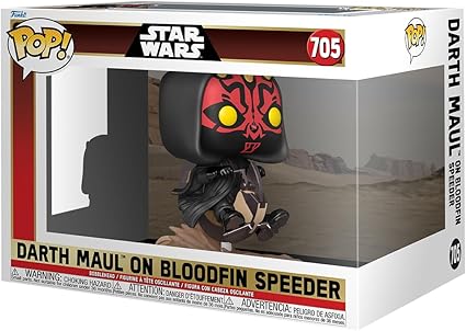 Star Wars EP1/Phantom Menace Darth Maul on Bloodfin Figure Funko Ride Deluxe Star Wars EP1 The Phantom Menace Anniversary Funko