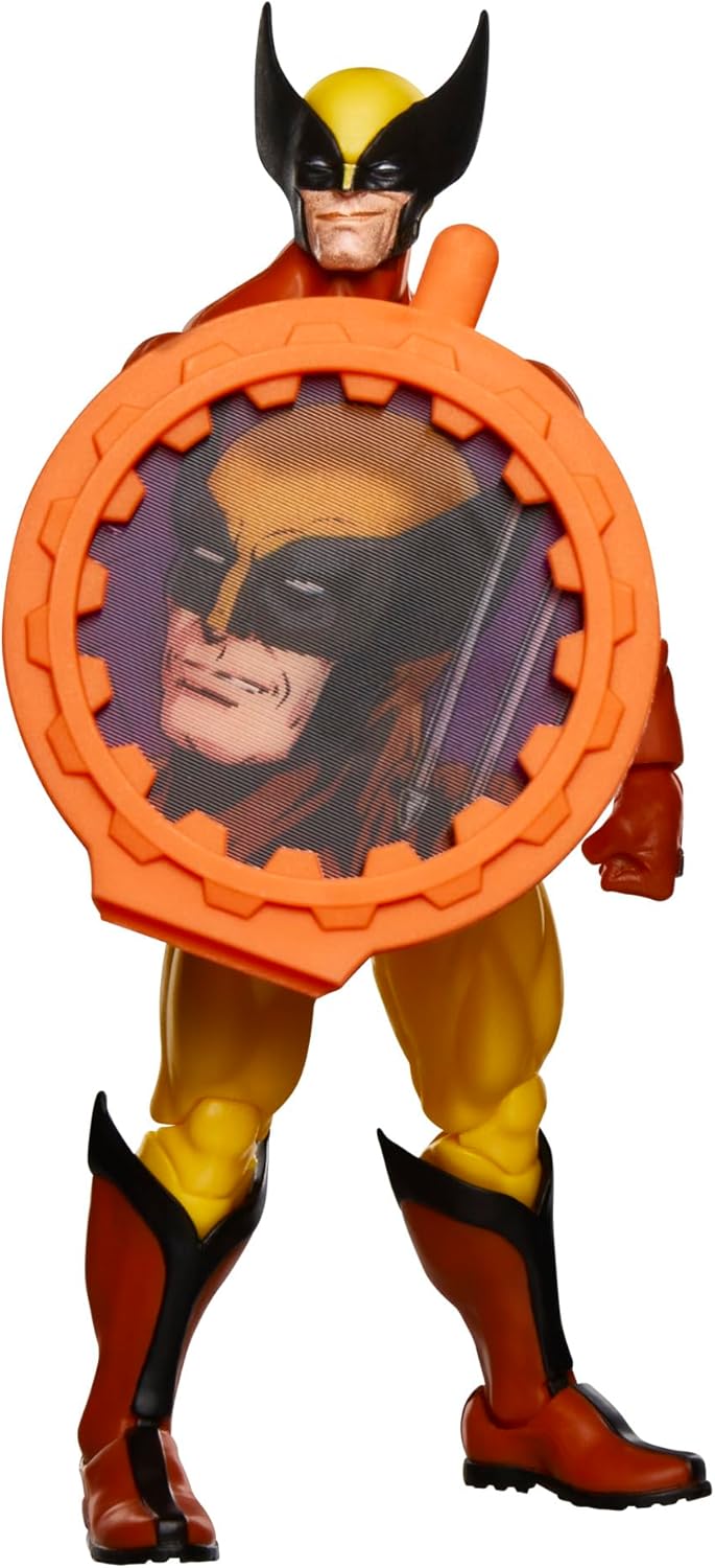 Hasbro MARVEL Marvel Legends Series Wolverine, X-MEN Retro Marvel Comics Secret Wars Collectible 6-inch Action Figure Shield Included G0782 Genuine Product