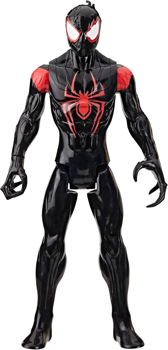 Marvel Spider-Man Venom Versus Titan Hero Series Miles Morales Action Figure 12" (30cm) Superhero Figures & Toys Ages 4+