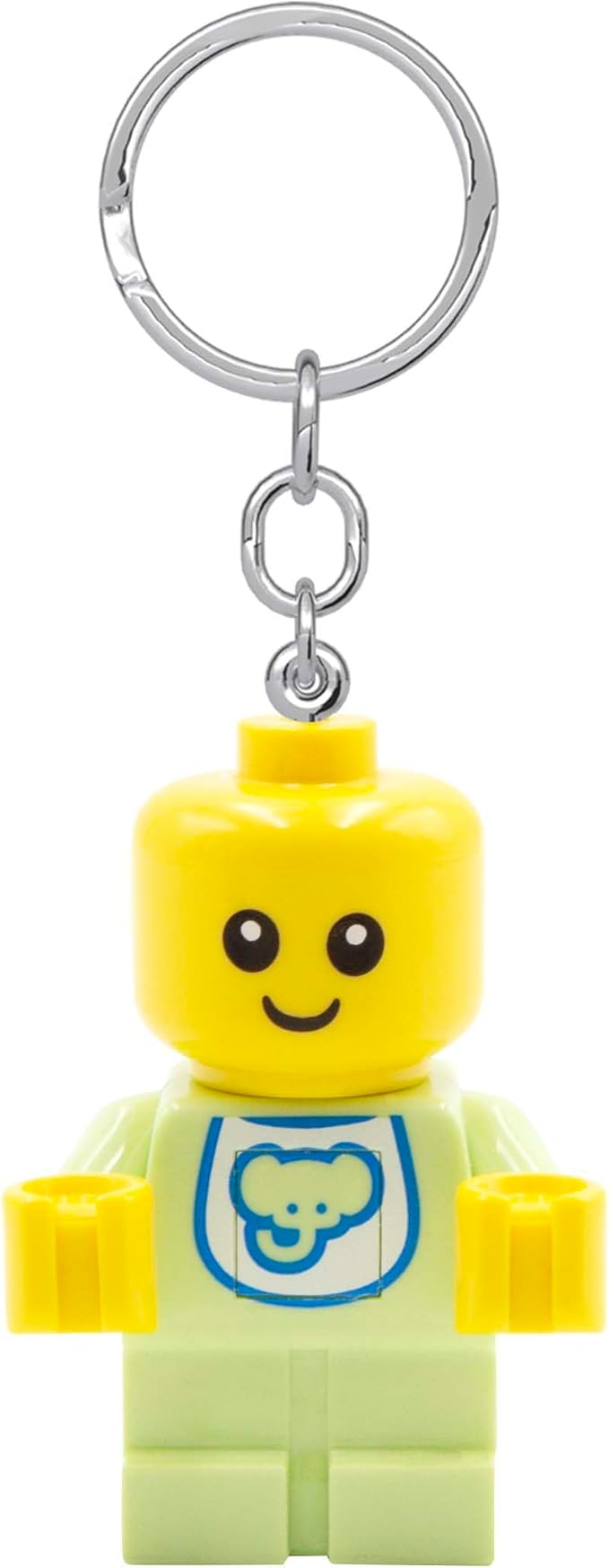 IQ Iconic Baby Keychain LED Keychain Light Block Toy Doll Movable Joints Mini Figure