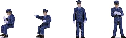 KATO N Gauge Driver/Conductor A (Long Sleeve/Dark Blue) Railway Model Supplies 24-772
