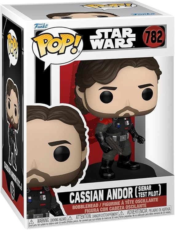 Funko Pop! Star Wars: Andor - Cassian Andor (Sienard Test Pilot) - 1/6 Odds on Rare Chase Variant - Collectible Vinyl Figure - Gift Idea - Official Merchandise - Kids & Adult Toys
