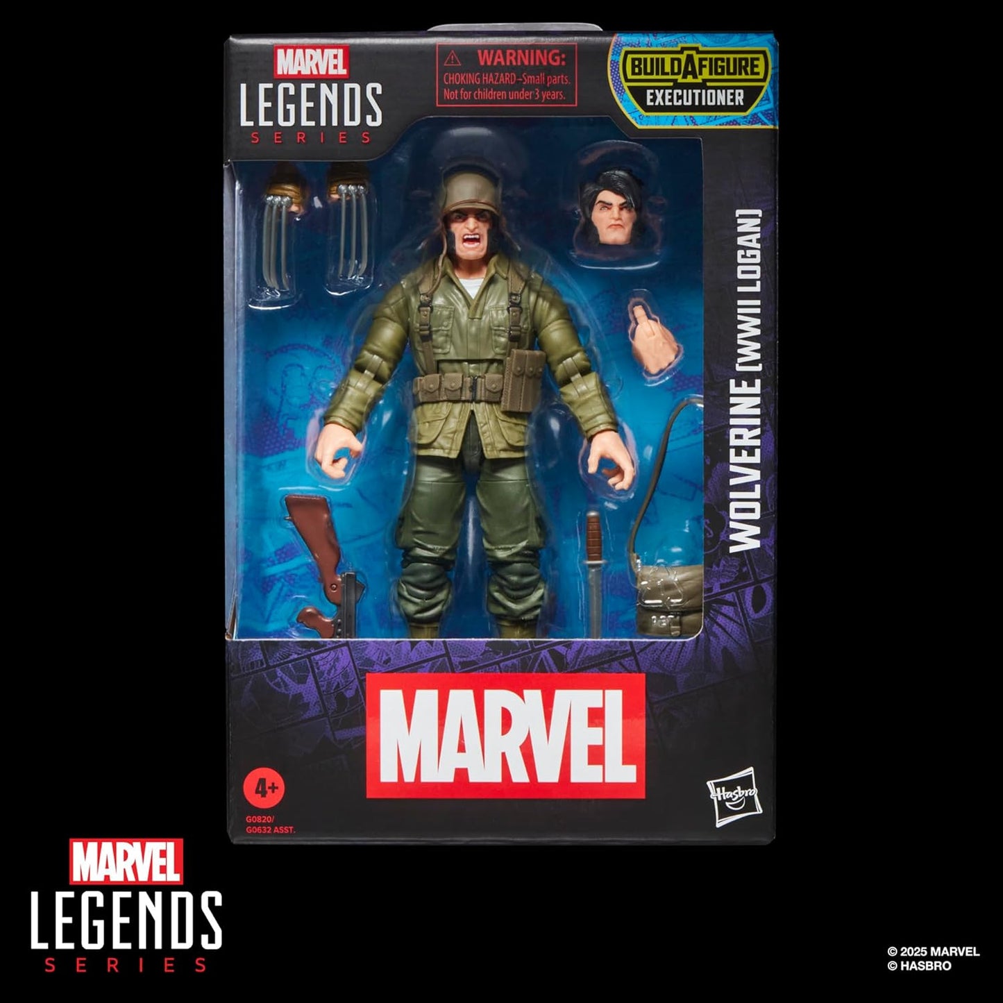 Hasbro MARVEL Marvel Legends Series Wolverine (WWII Logan) X-MEN Comics 6-inch Collector's Action Figure G0820 Genuine Product