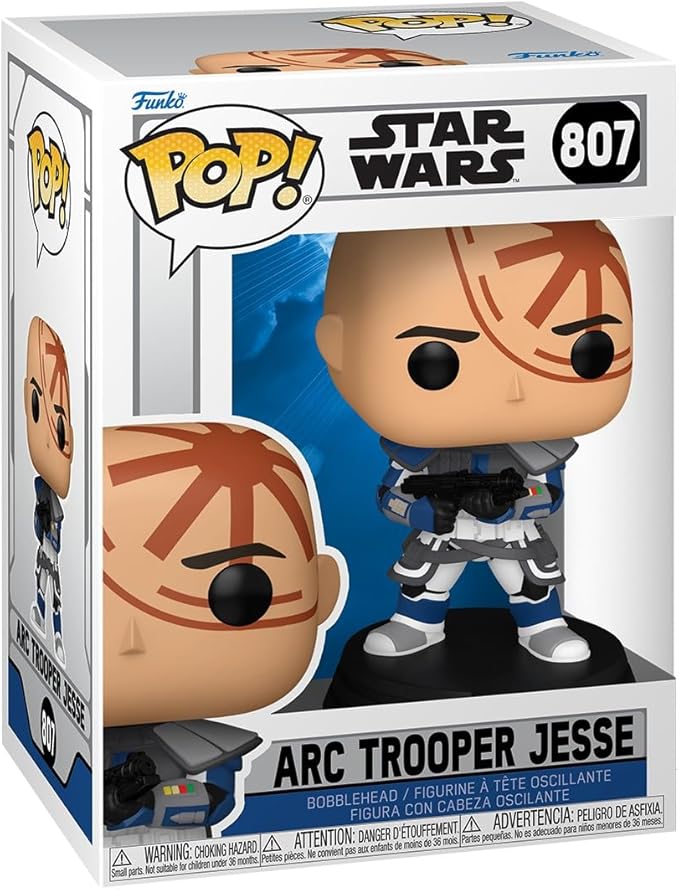 Funko Pop! Star Wars: The Clone Wars - ARC Trooper Jesse - 1/6 Odds on Rare Chase Variant - Collectible Vinyl Figure - Gift Idea - Official Merchandise - Toys for Kids & Adults