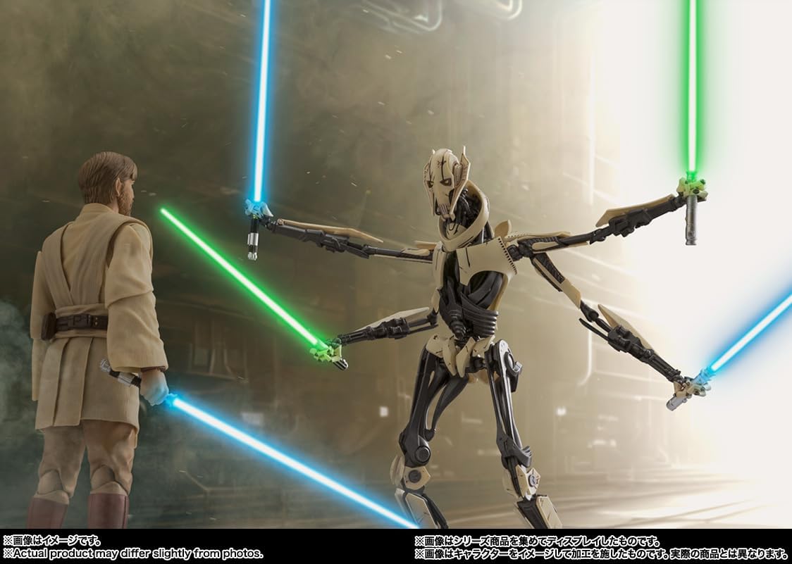 TAMASHII NATIONS S.H.Figuarts Star Wars Episode III/Revenge of the Sith General Grievous (STAR WARS: Revenge of the Sith) Approx. 190mm ABS&PVC&Cloth Painted Movable Figure