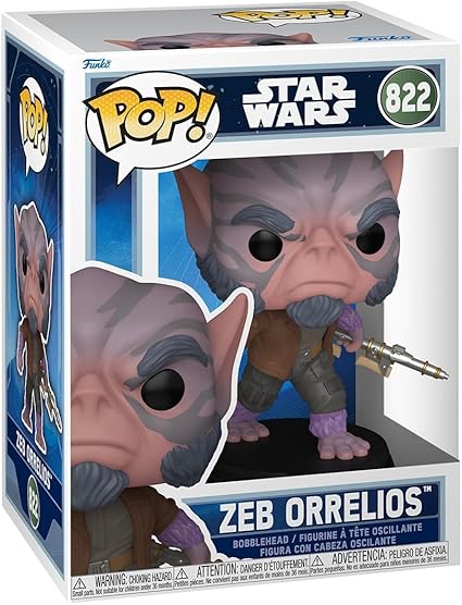 Pop! Star Wars Star Wars Zeb Orrelios with Beau Rifle