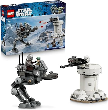LEGO Star Wars AT-RT(TM) Attack Toy Birthday Present Block Father's Day Educational Boys Girls Children 7 Years Old 8 Years Old 9 Years Old Elementary School Student Mandalorian Groogoo Space Figure Goods 75444