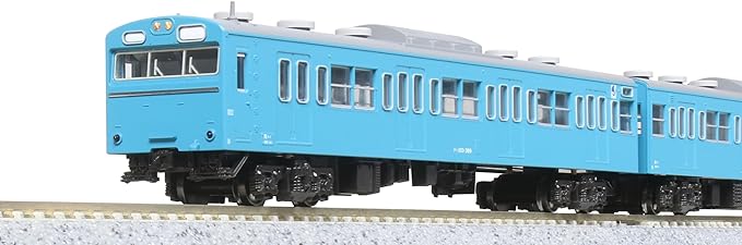 KATO N Gauge 103 Series Sky Blue 4-Car Set 1 Railway Model Train 10-1743A