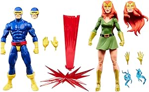 Hasbro - Collectibles - X-Men '97 - Marvel Legends - Cyclops & Jean Gray Action Figures 2 Pack - Collectibles - Multicolor