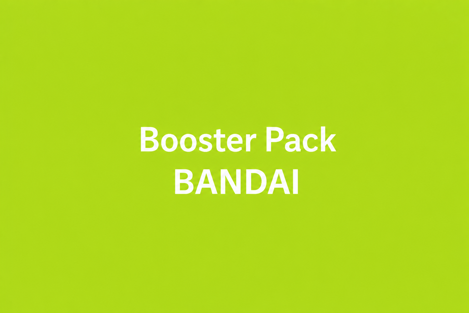 Booster Pack
