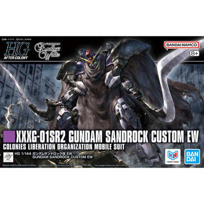 BANDAI SPIRITS HG Mobile Suit Gundam Wing Endless Waltz Gundam Sandrock Custom EW 1/144 Scale Pre-colored Plastic Model Kit