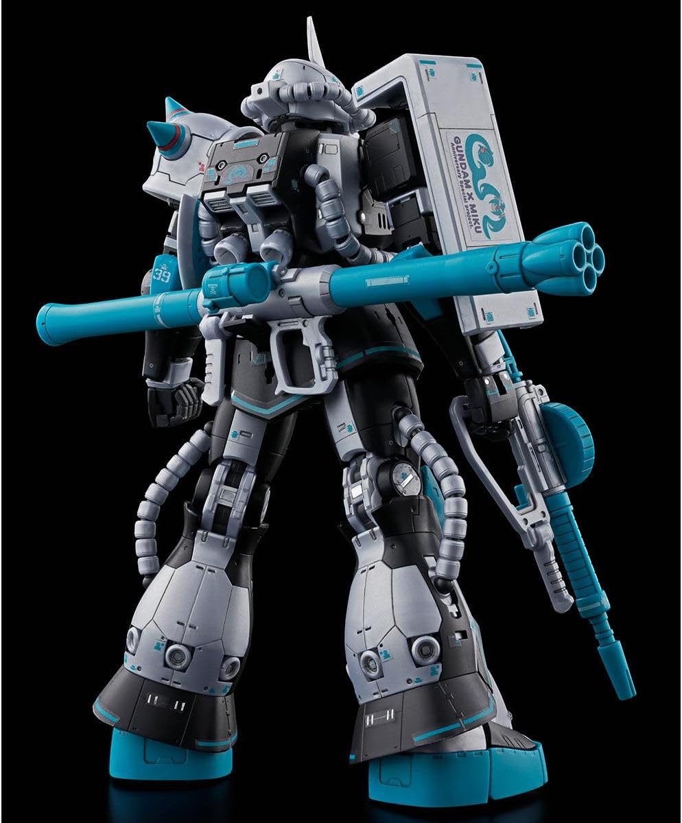 RG 1/144 MS-06S ザクII [初音ミクVer.] 色分け済みプラモデル