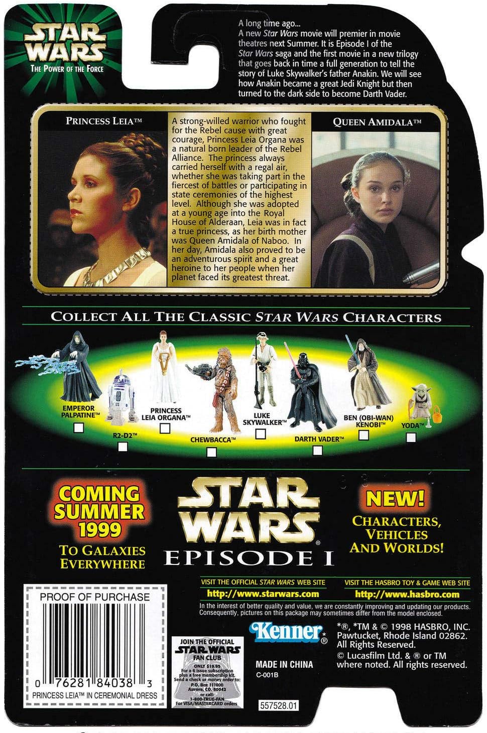 Star Wars Flashback Card [Princess Leia in Ceremonial Dress]