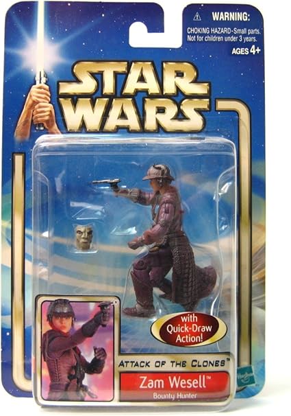 Star Wars: Episode 2 > Zam Wesell with Face Reveal Action Action Figure