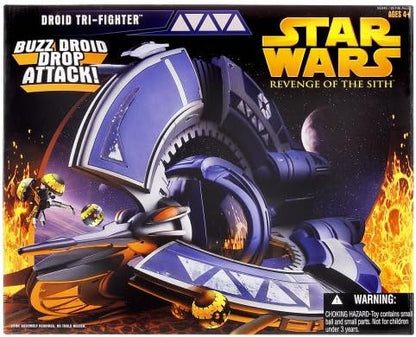 Directly imported from overseas, a must-see for enthusiasts! Star Wars Star Wars Star Wars Starfighter Vehicle Tri-Droid Fighter Genuine Popular Figure Christmas Unreleased Hobby Rare Collection Jedi Sith [JOY]