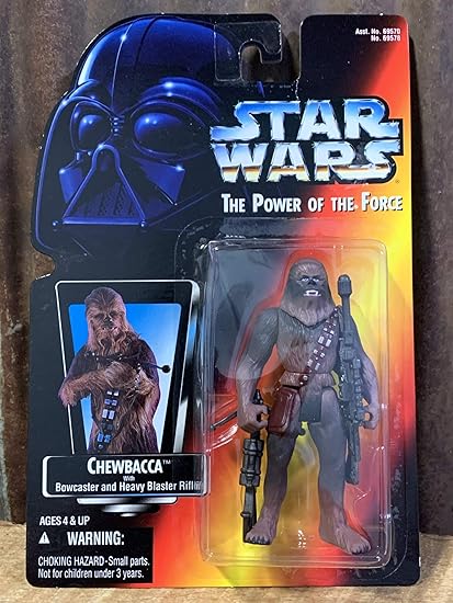 Star Wars POTF2 Orange/Red Card (Trilogo version) [Chewbacca]
