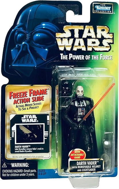 Star Wars Basic Figure THE POWER OF THE FORCE Freeze Frame Darth Vader with REMOVABLE HELMET [Parallel Import]